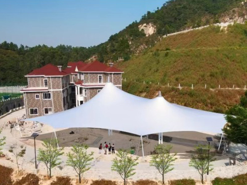 云浮市獵人谷鋼索膜結(jié)構(gòu)